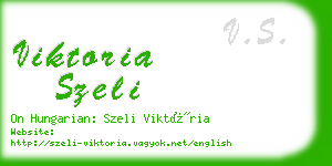 viktoria szeli business card